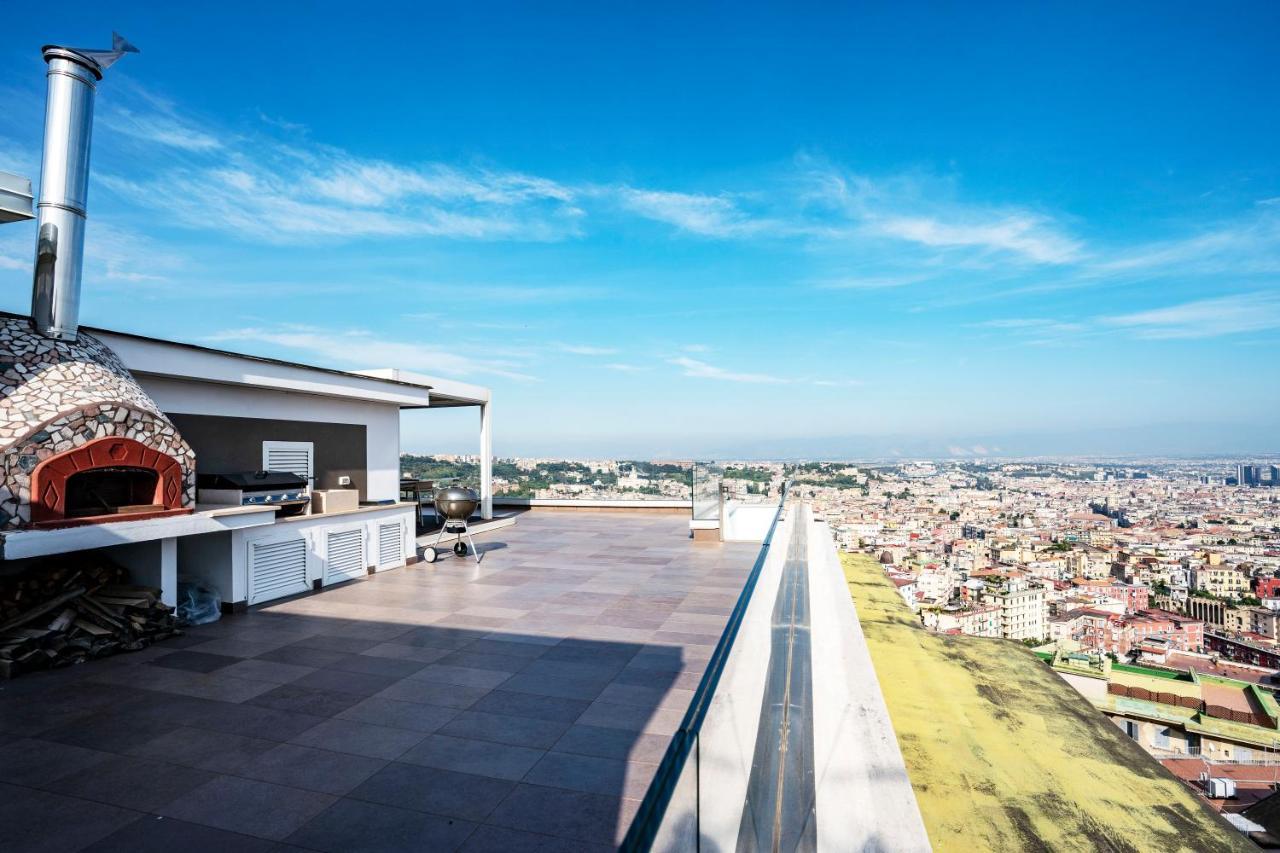 Terrazza Manu - Loft Suspended Over The City-Vomero ナポリ エクステリア 写真