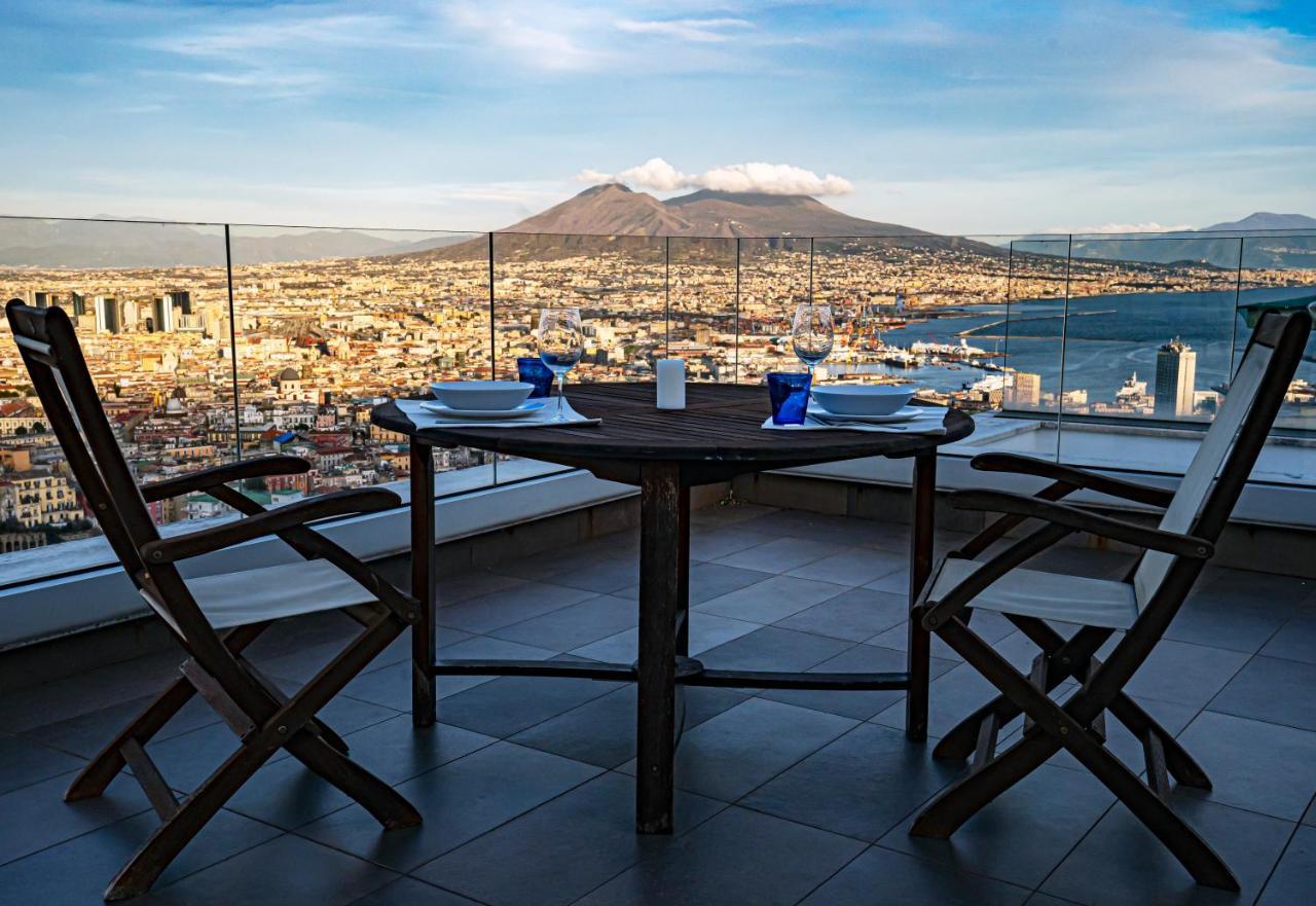 Terrazza Manu - Loft Suspended Over The City-Vomero ナポリ エクステリア 写真
