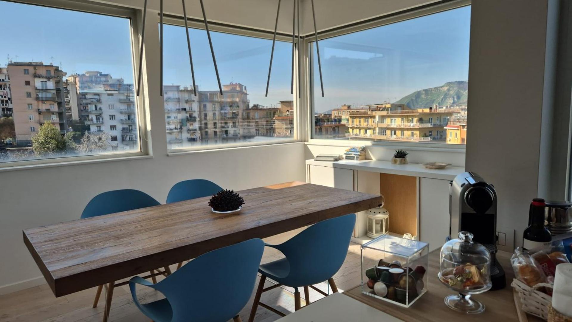 Terrazza Manu - Loft Suspended Over The City-Vomero ナポリ エクステリア 写真